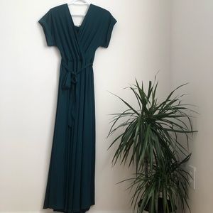 SHEIN hunter green dress